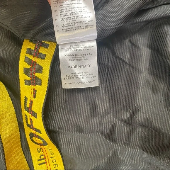 OFF-WHITE Bomber Jacket Tiger Embroidery